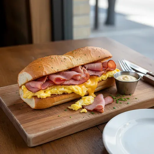 Ham and Eggs Sub
