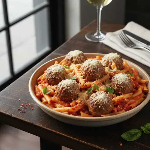 Pasta with Meatballs