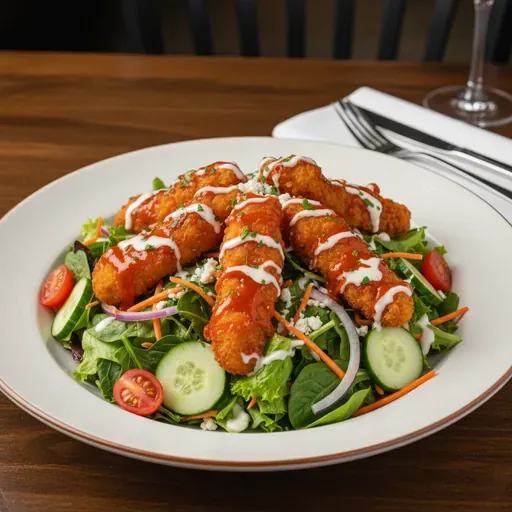 Buffalo Finger Salad