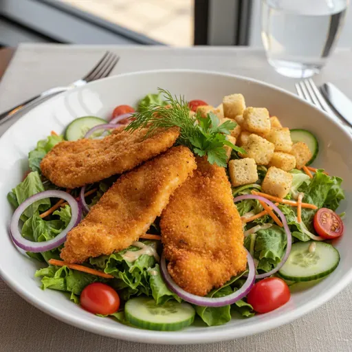 Chicken Cutlet Salad