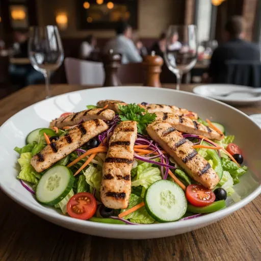 Chicken Kabob Salad