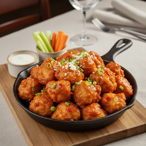 Fried Buffalo Chicken Bites