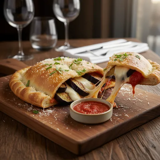 Eggplant Parmesan Calzone