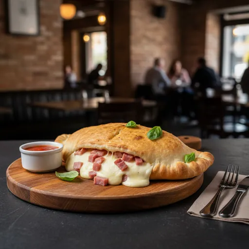 Ham and Cheese Calzone