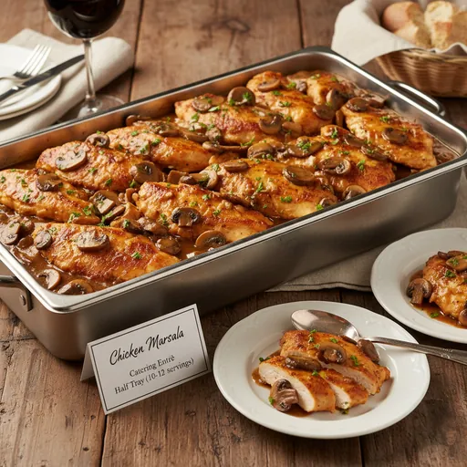 Chicken Marsala Tray