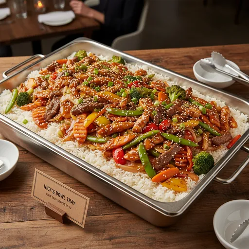 Teriyaki Stir Fry Bowl Tray