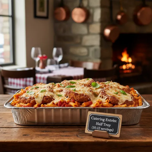 Ziti with Veal Parmesan Tray