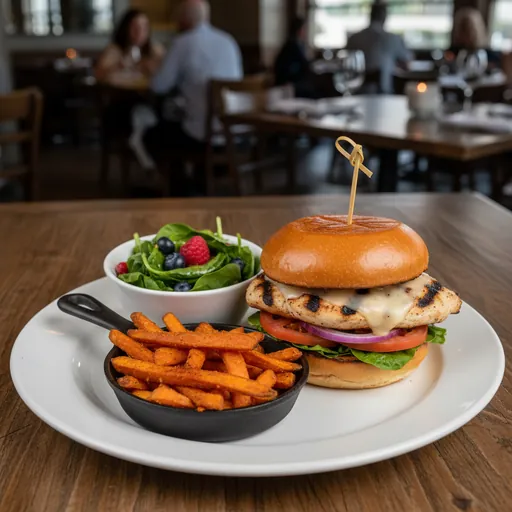 Grilled Chicken Sandwich Dinner