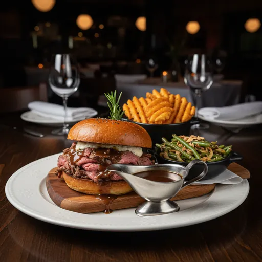 Roast Beef Sandwich Dinner
