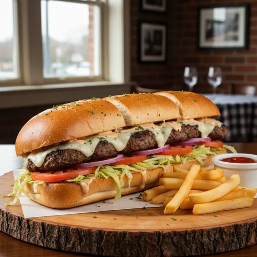 Cheeseburger Sub