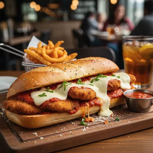 Chicken Cutlet Parmesan Sub