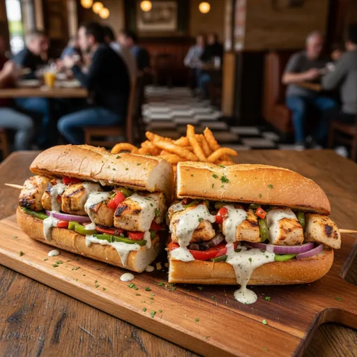 Grilled Chicken Kabob Bomb Sub