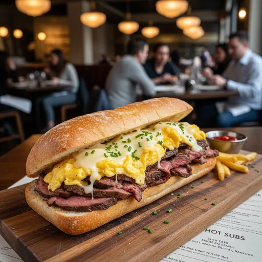 Steak and Egg Sub