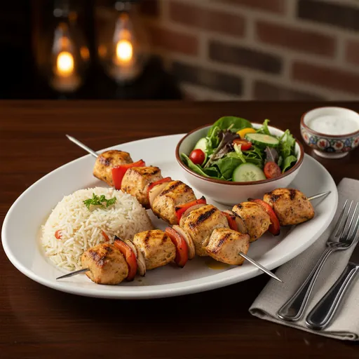 Chicken Shish Kabob Dinner