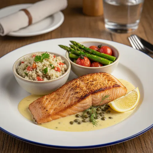 Grilled Salmon Dinner
