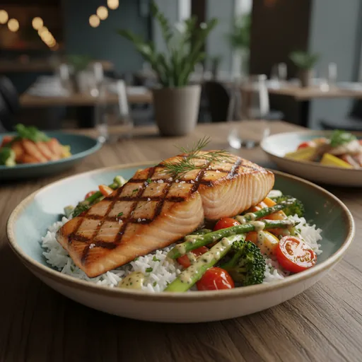 Grilled Salmon Bowl