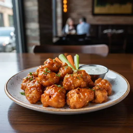 Fried Buffalo Chicken Bites