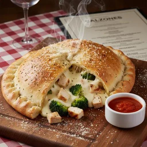 Chicken and Broccoli Calzone