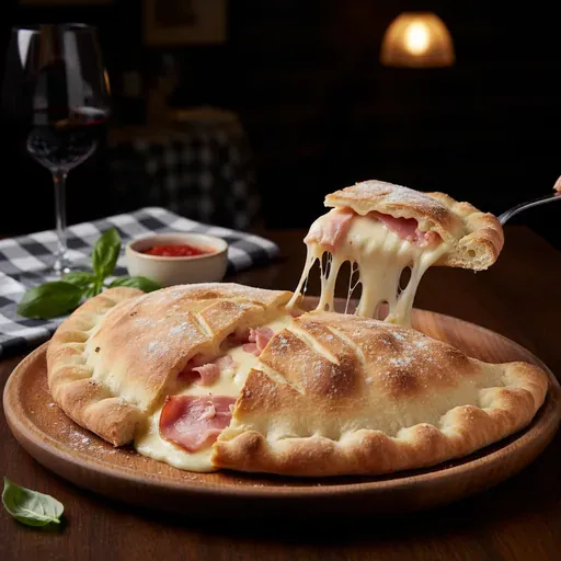 Ham and Cheese Calzone