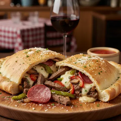 Steak Bomb Calzone