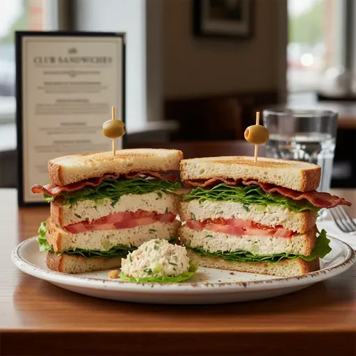 Chicken Salad Club Sandwich