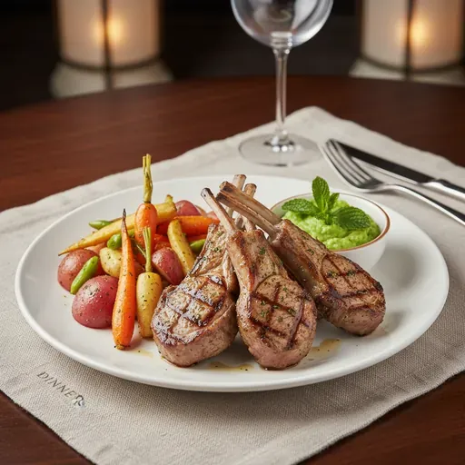 Lamb Chop Dinner
