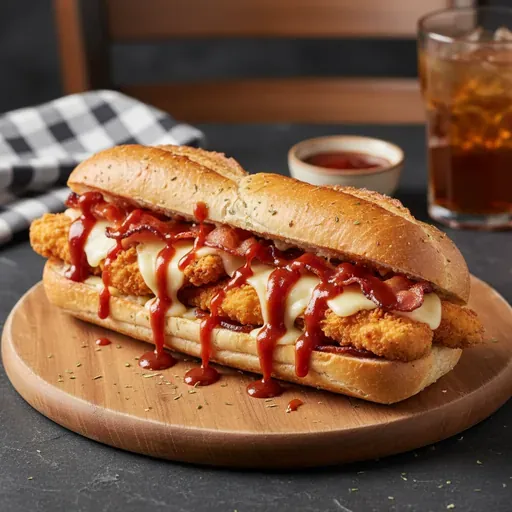 Barbecue Chicken Finger Sub