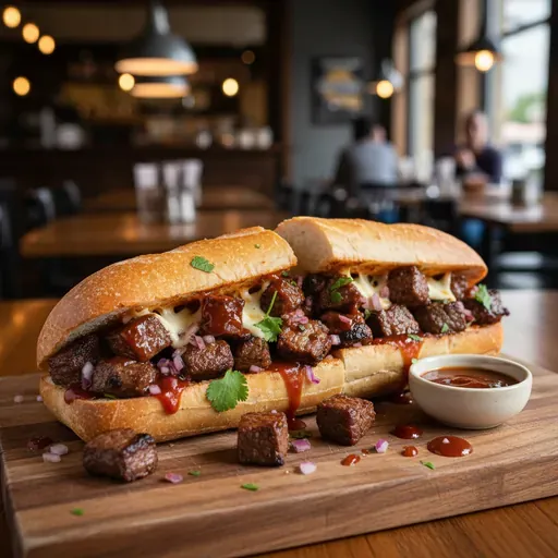 Honey Barbecue Steak Tip Sub