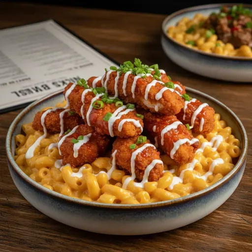 Buffalo Mac and Cheese Bowl