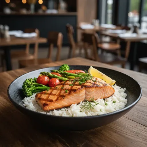 Grilled Salmon Bowl