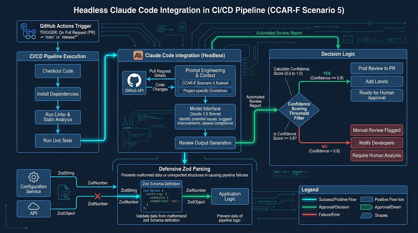 CCAR-F Scenario 5 walkthrough: "minimize false positives" is a threshold, not a prompt instruction
