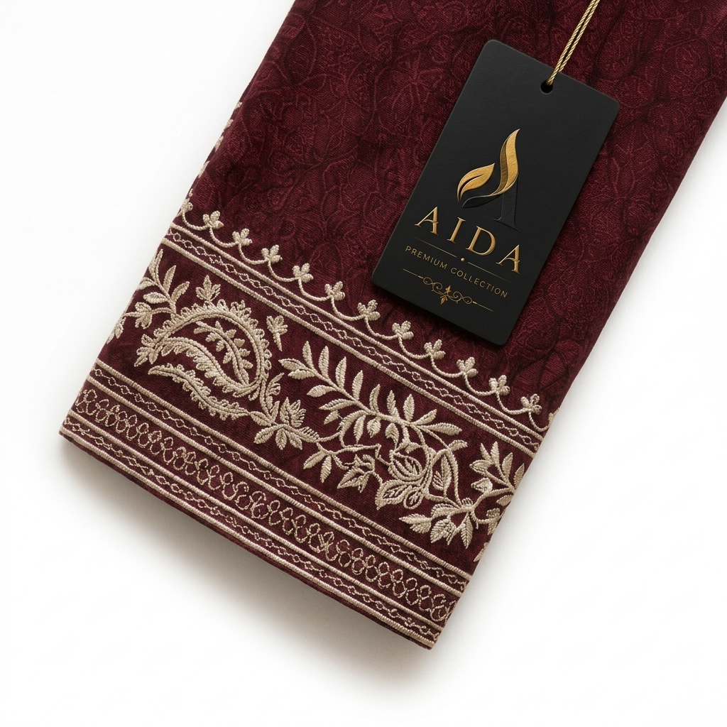 Pakistani Suit With Pure Embroidered Aari Work — photo 3