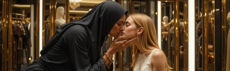 Still from The Desire of the Dune, fictional AI characters