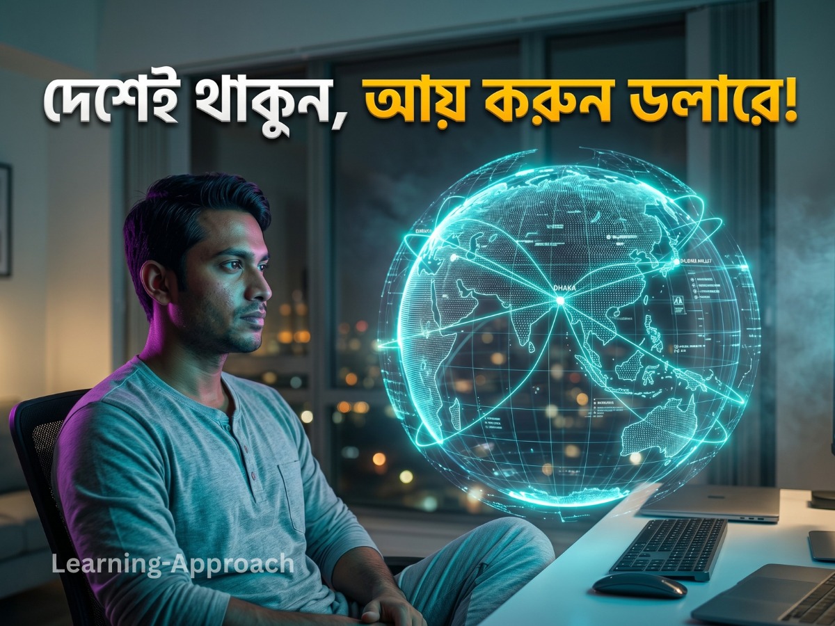 Remote Job ও Abroad Career — AI দিয়ে International Market-এ ঢোকো