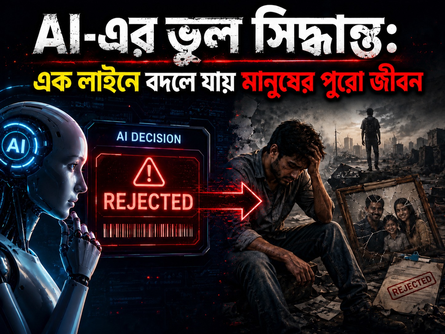 AI যখন ভুল করে — তখন শুধু সিস্টেম না, মানুষের জীবনও ভেঙে যায়