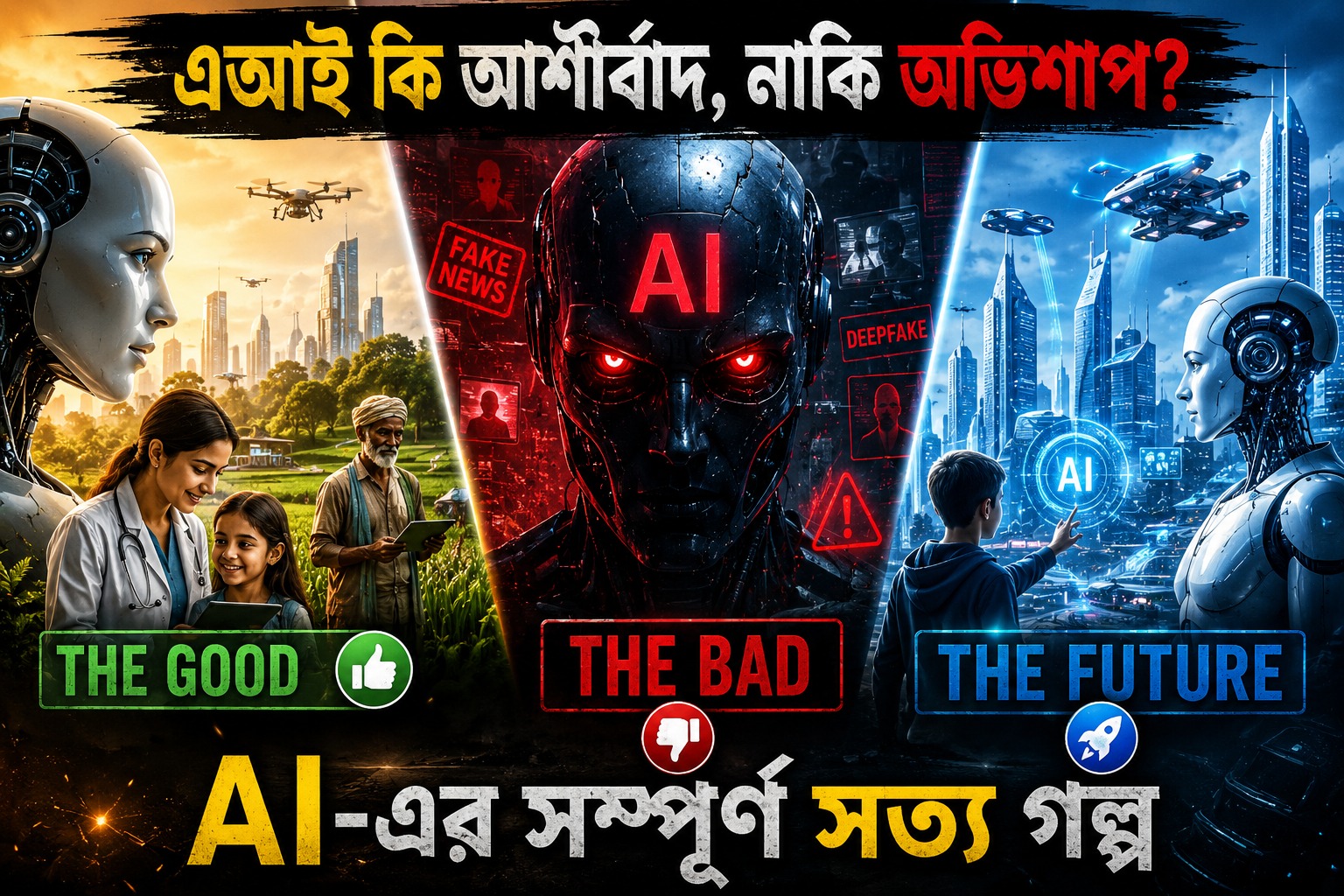 The Good, The Bad, and The Future: AI-এর সম্পূর্ণ সত্য গল্প