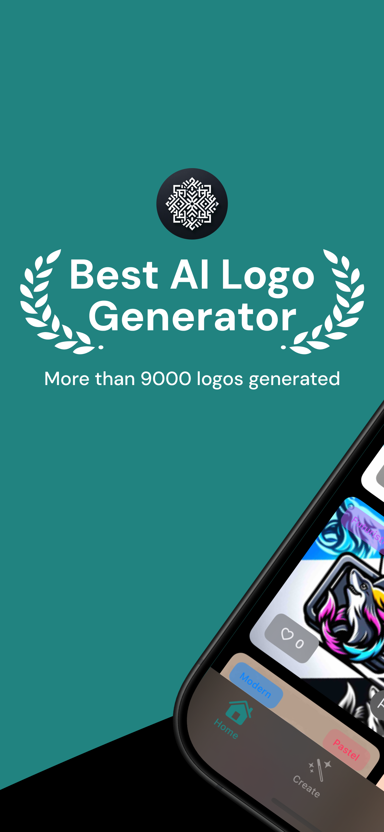 AI Logo Generator App Screenshot