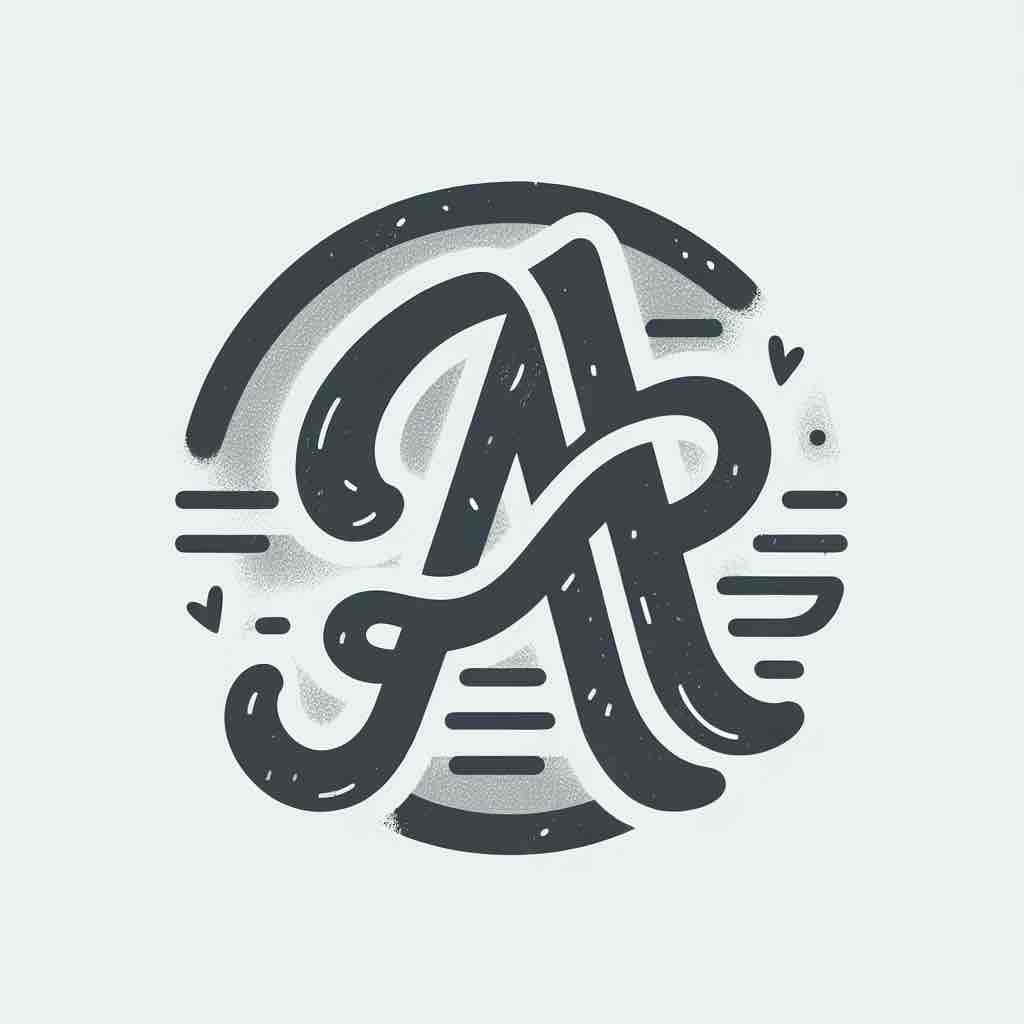 Unique brand identity logo created with AI