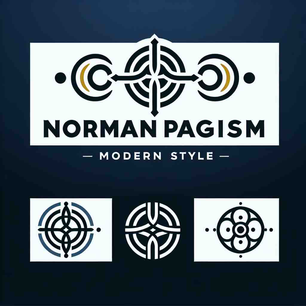 Contemporary AI-generated logo for businesses