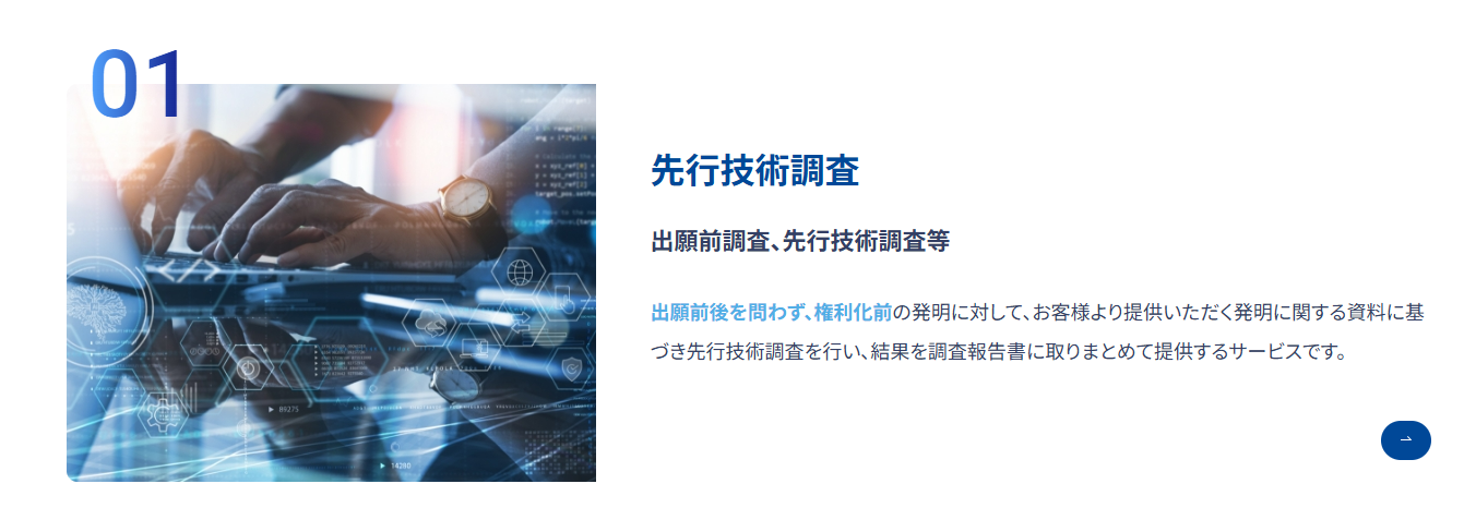 IPCC調査サービス（先行技術調査）