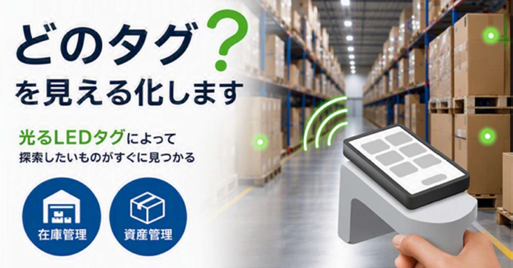 物品管理システム(LED付きRFIDタグ)