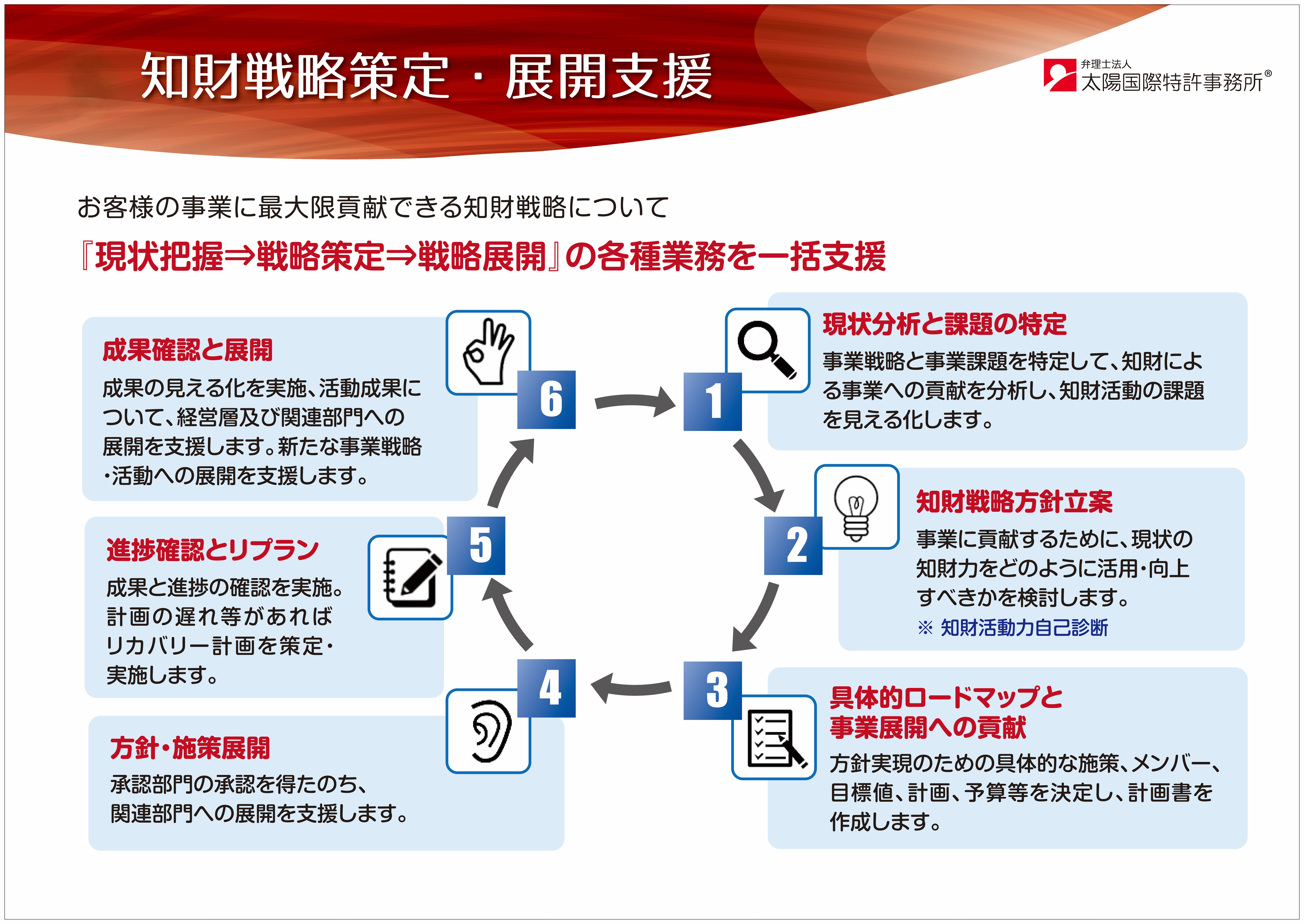 知財戦略策定・展開支援