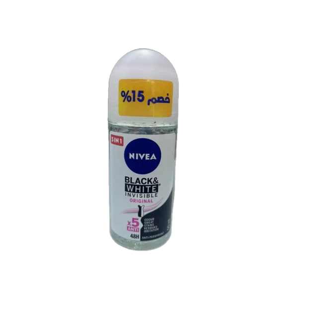 نيفيا رول اون حريمي بلاك اند وايت 50ملي