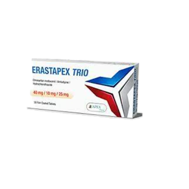 ايراستابكس تريو 4010 25 مجم 30 قرص 3 شريط