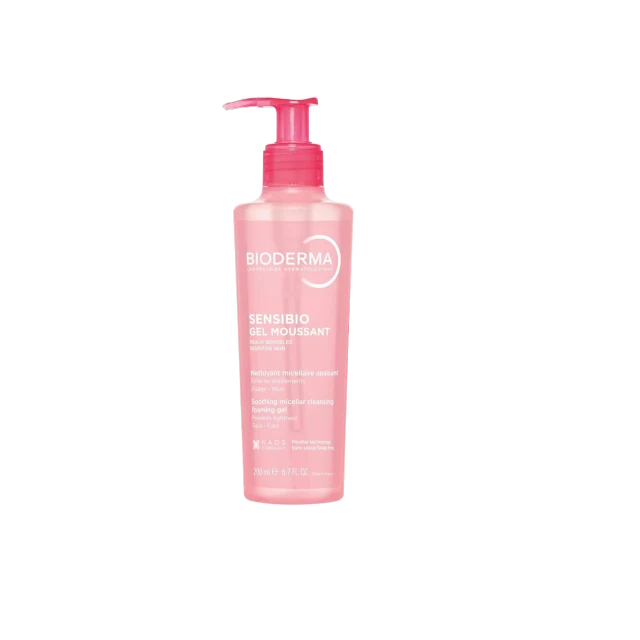 bioderma sensibio gel moussant pump 200ml