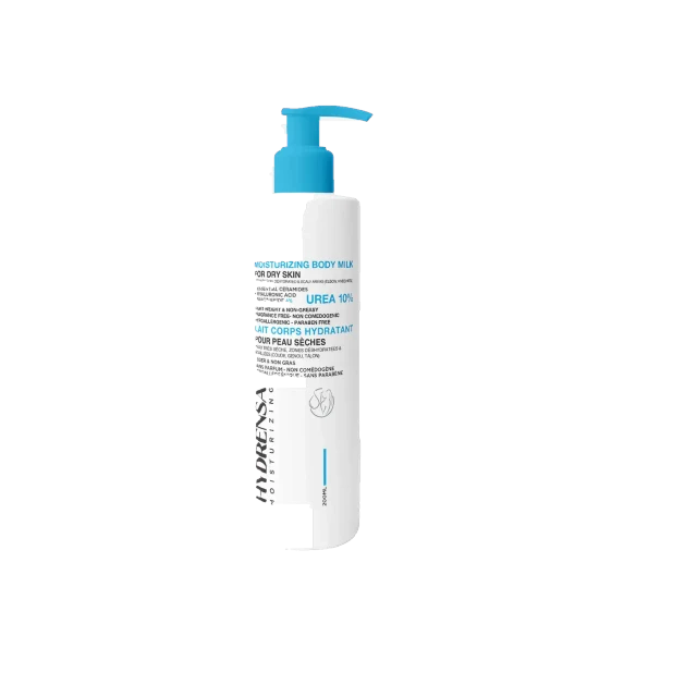 hydrensa moisturizing body milk with urea 200ml