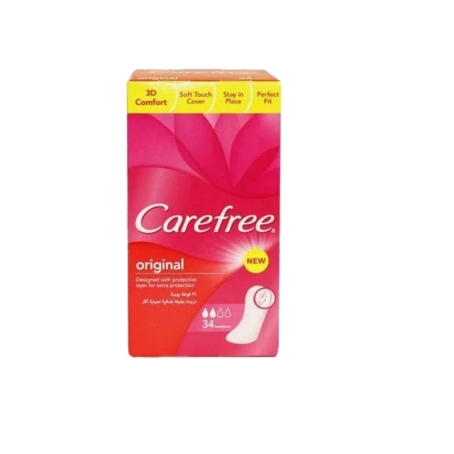 Carefree Original Pantyliners 34 Pcs