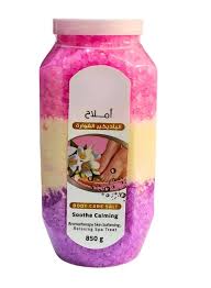 املاح باديكير على شكل قدم