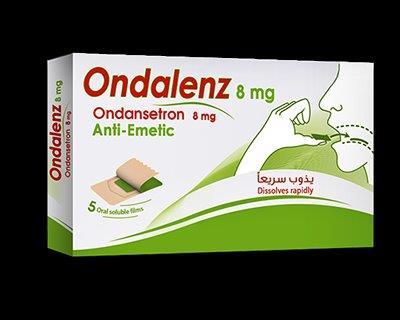اوندالينز 8 مجم 5 فيلم سريع الذوبان بالفم