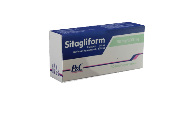 سيتاجليفورم 50/500 مجم - 30 قرص